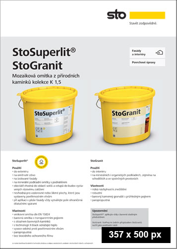 Mozaiková omítka z přírodních kamínků kolekce K 1,5