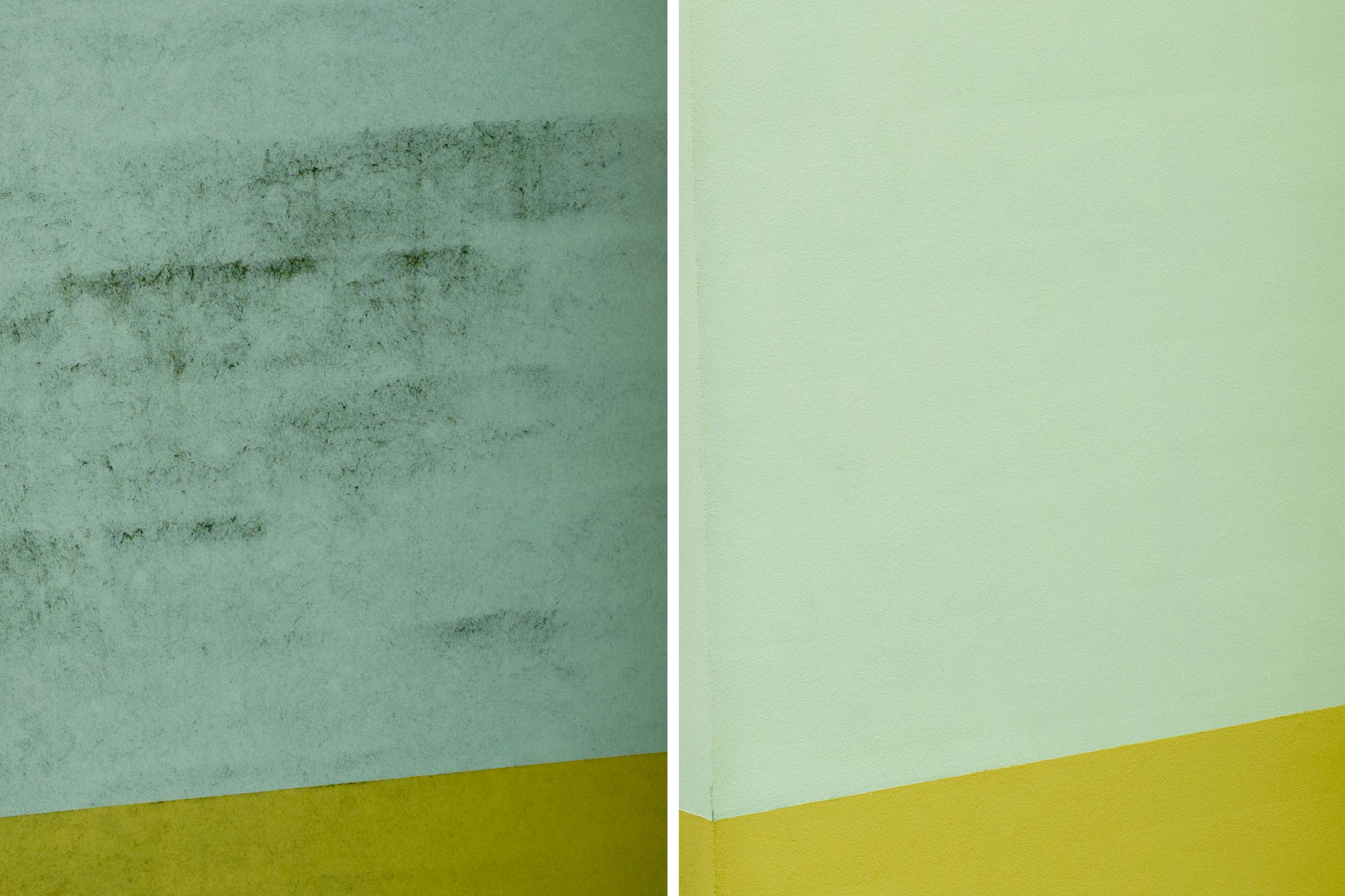 Ekologický přístup a výborné aplikační vlastnosti – porovnání fasády před a po aplikaci fasádního ná