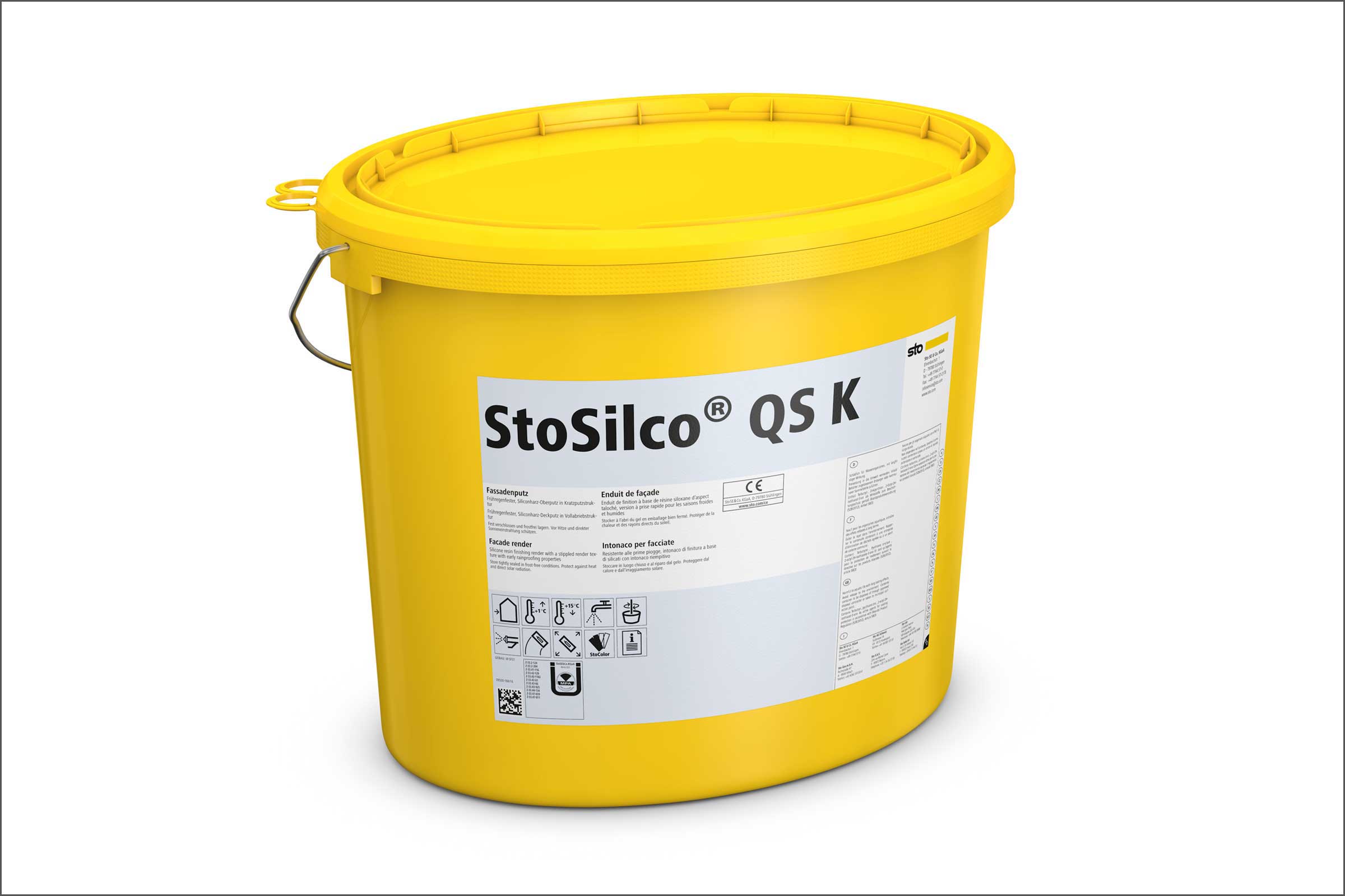 Silikonově pryskyřičná vrchní omítka StoSilco® K