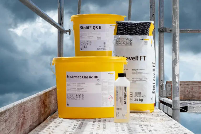 Fasádní materiály do nepříznivého počasí od Sto