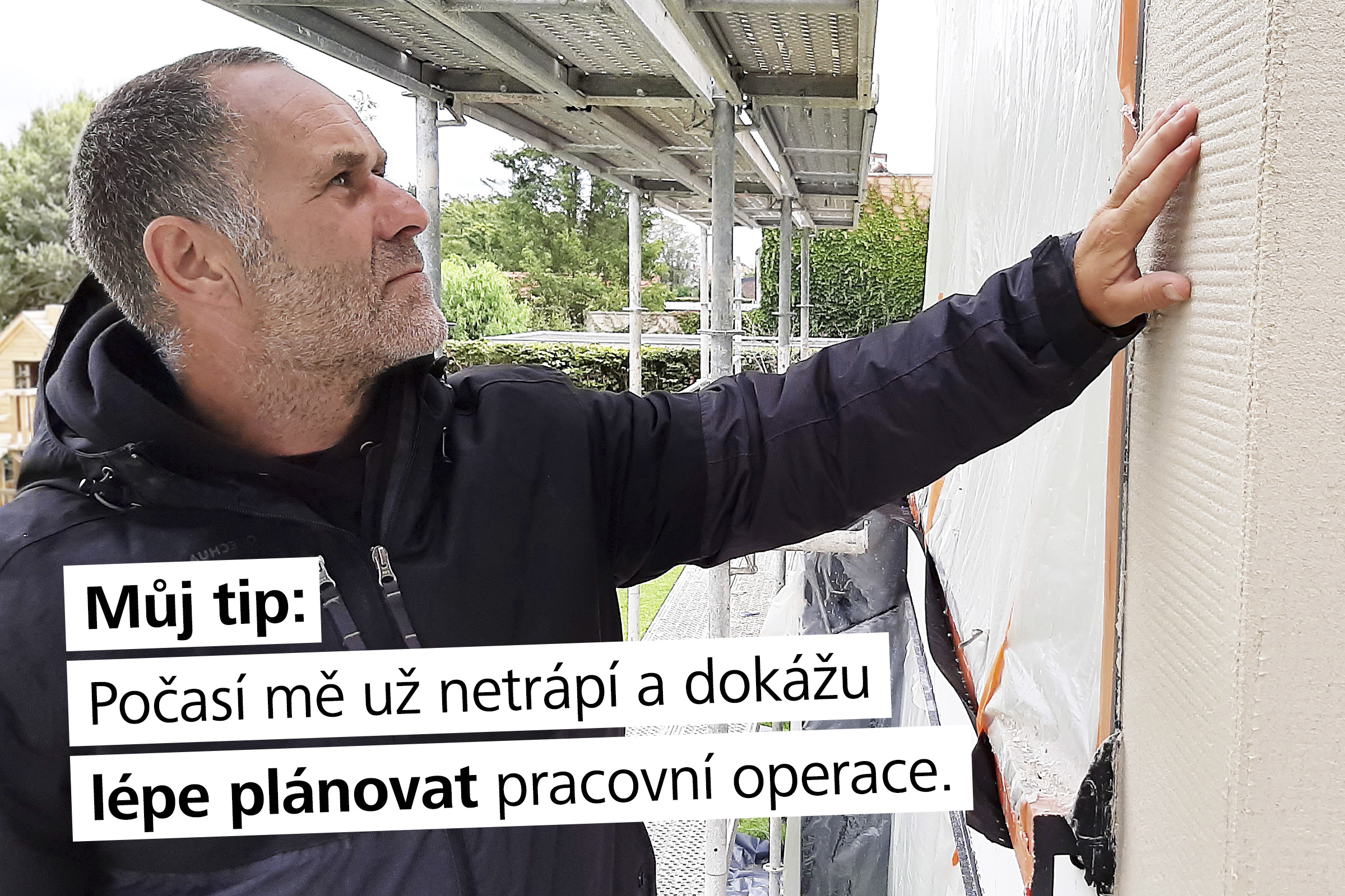 S pomocí technologie HybridDrying  vytvoříte rychle vyschlou a vyzrálou základní vrstvu zateplovacíh