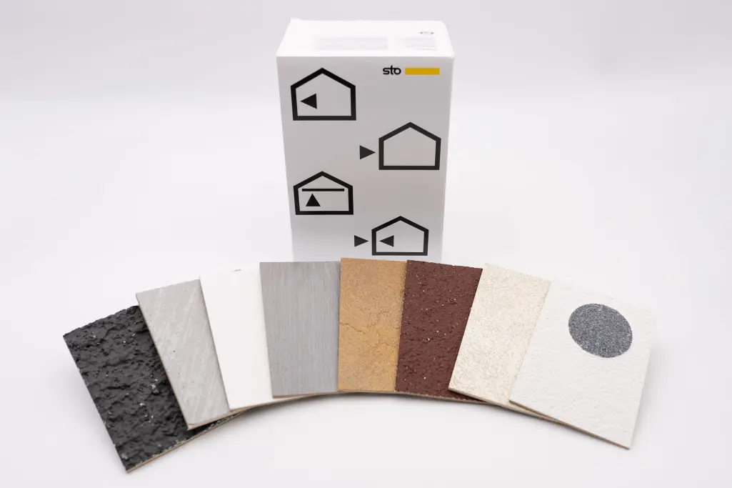 Vzorky materiálů pro bytové domy