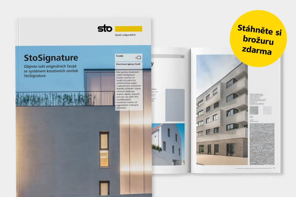 Bezplatná brožura kreativních omítek StoSignature
