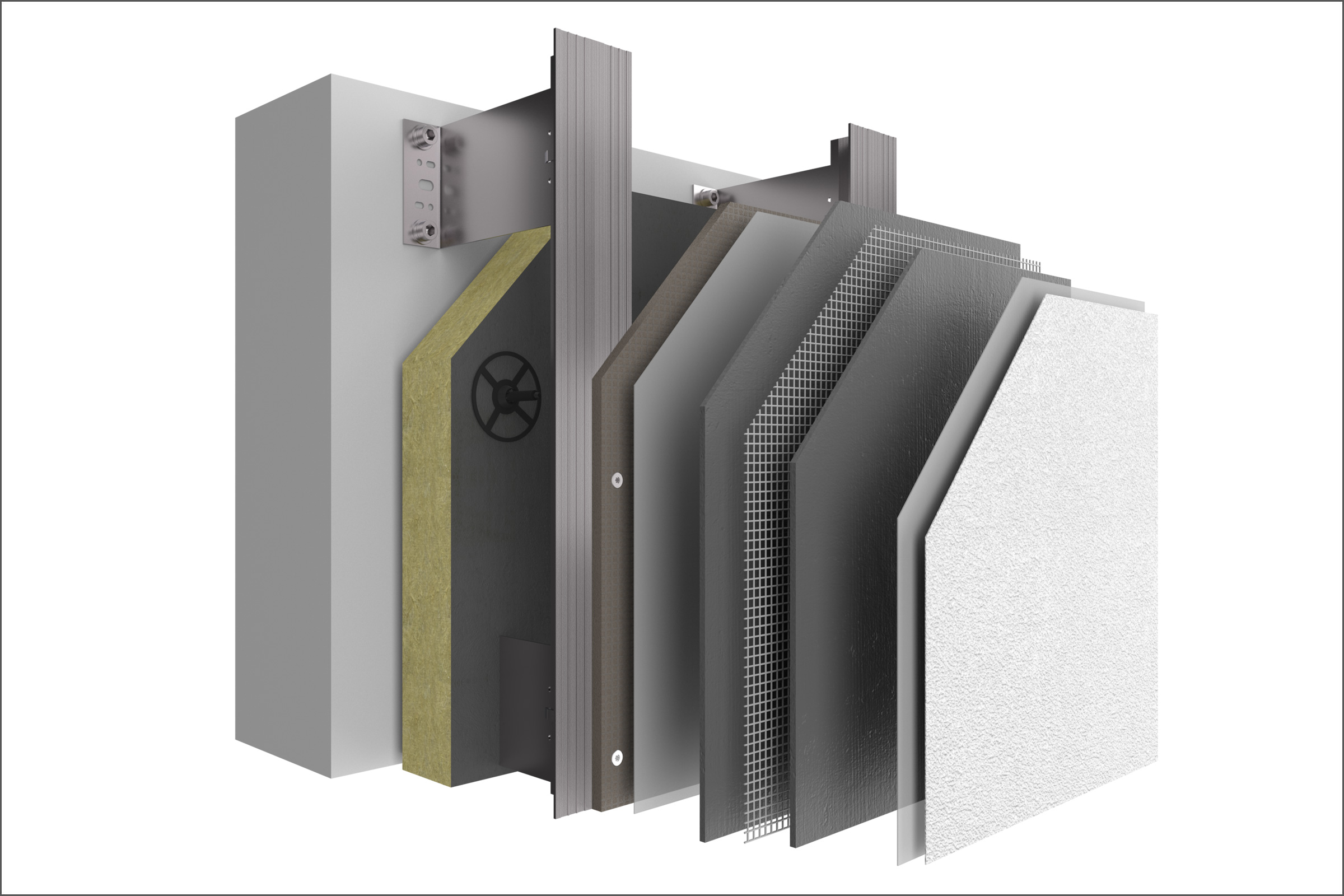 Předsazený zateplovací systém StoVentec R s omítkou