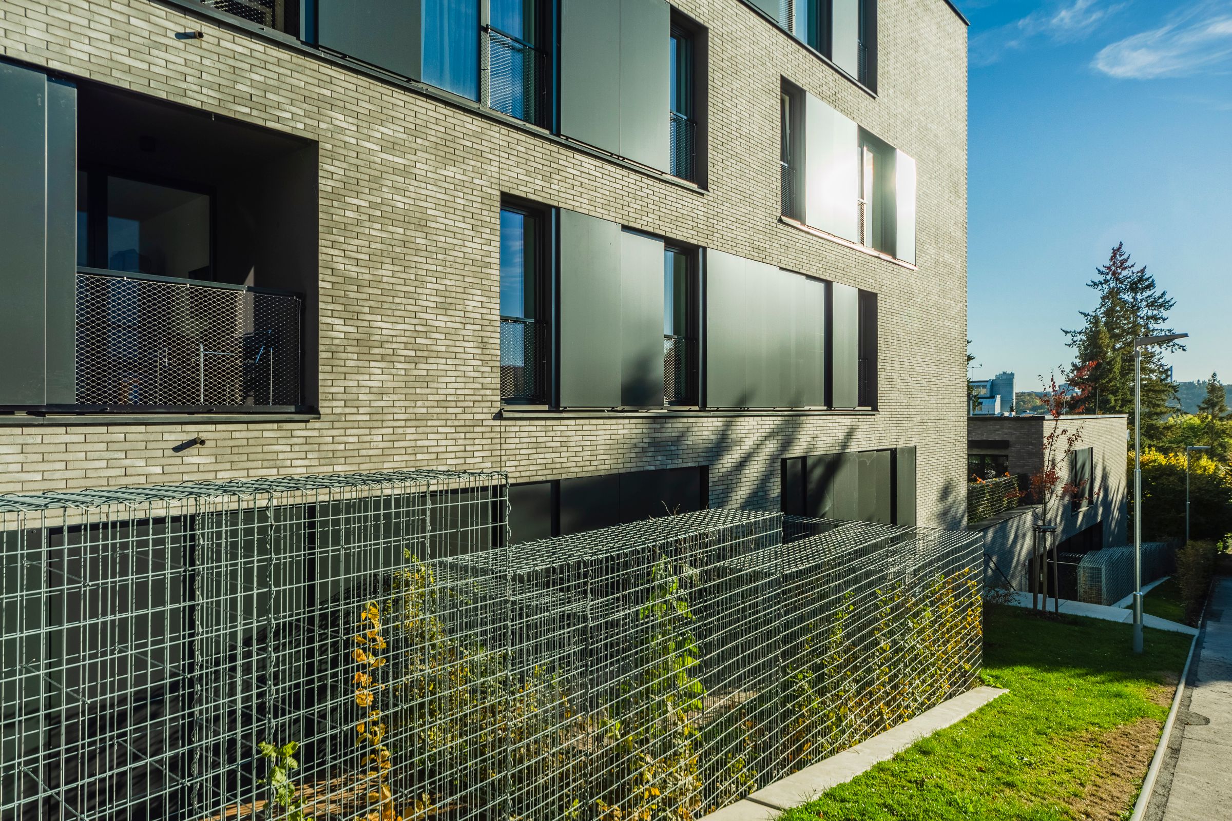 Cihlový obklad fasády