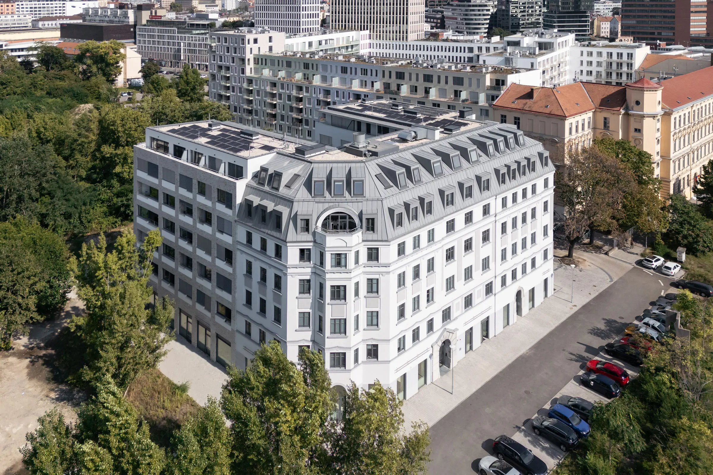 Bytový dům Opuštěná, Brno, Česká republika