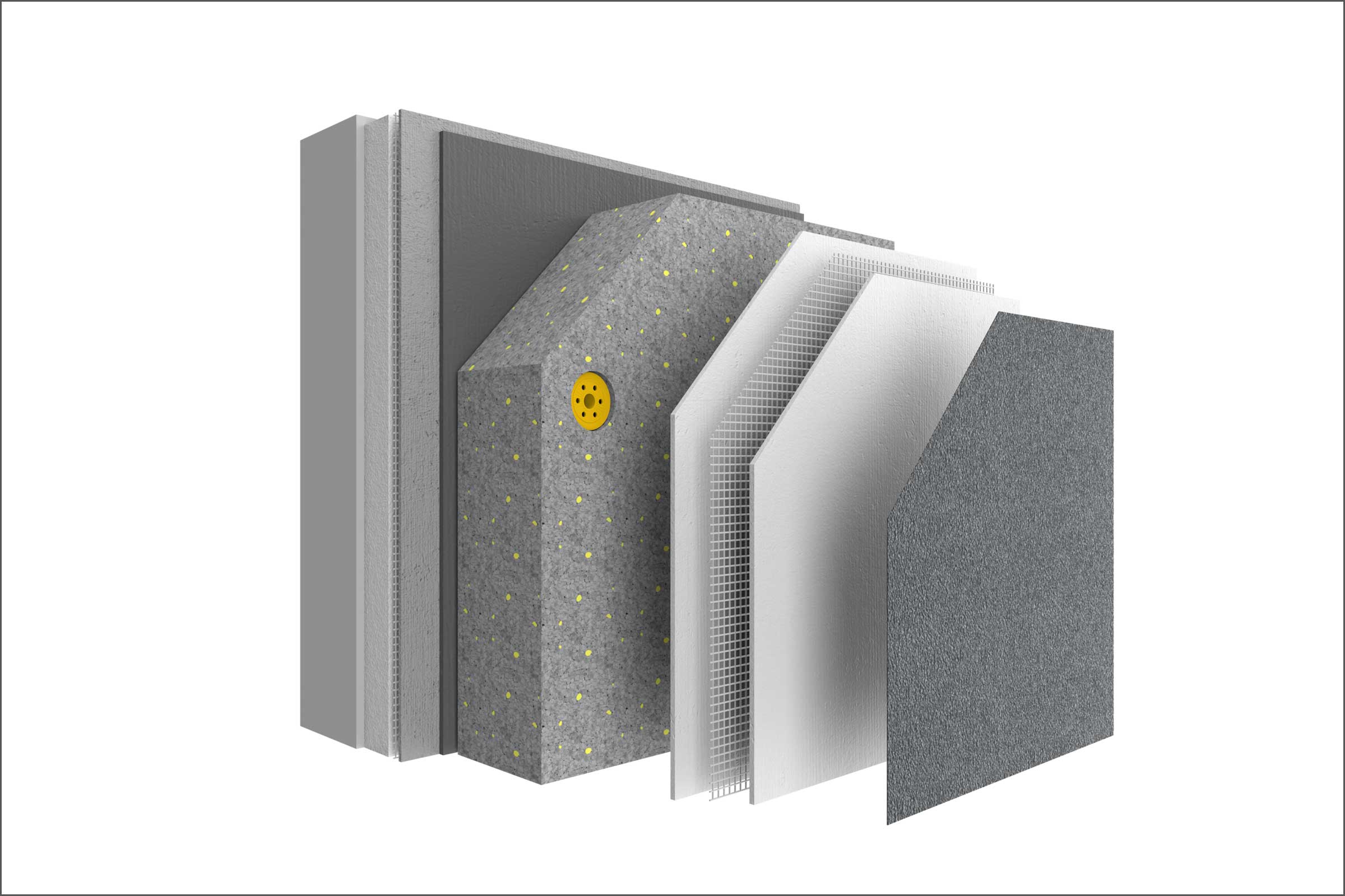 Schéma odolného zateplovacího systému StoTherm Classic