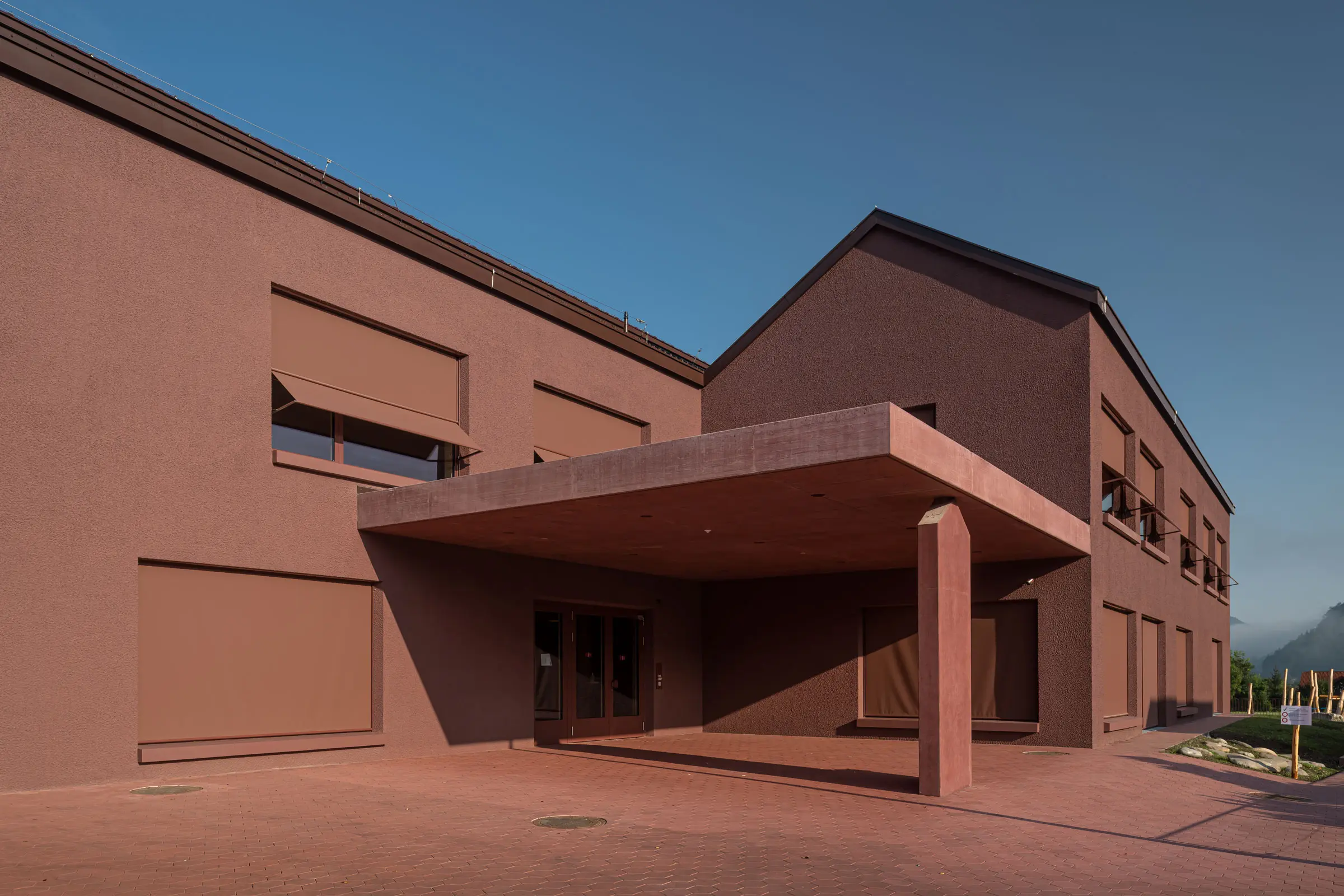 Jesle, školka a škola v obci Frastanz, Rakousko