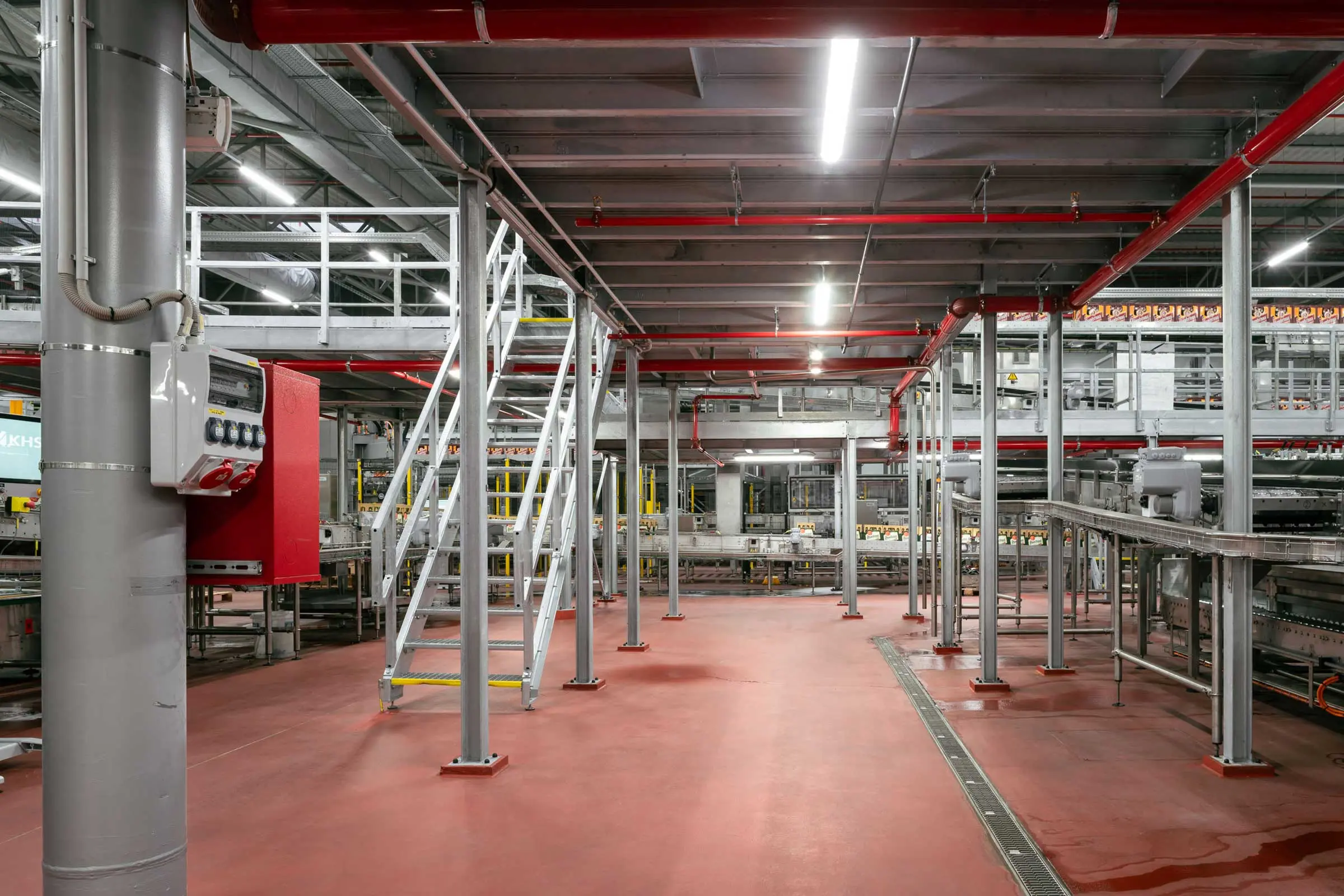 Nová stačírna pivovaru Plzeňský pivovar