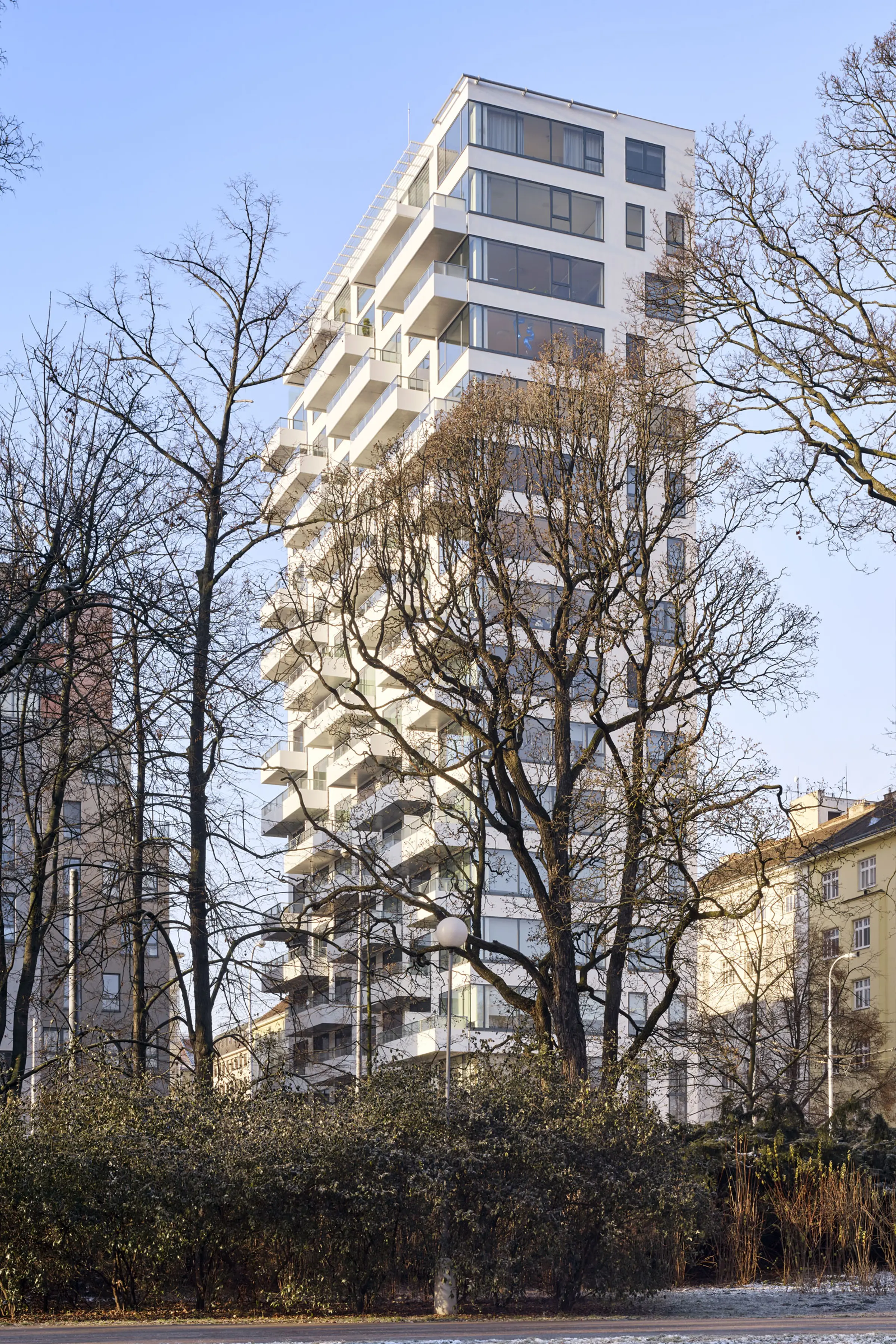 Rezidenční budova Lužánky, Brno, Česká republika