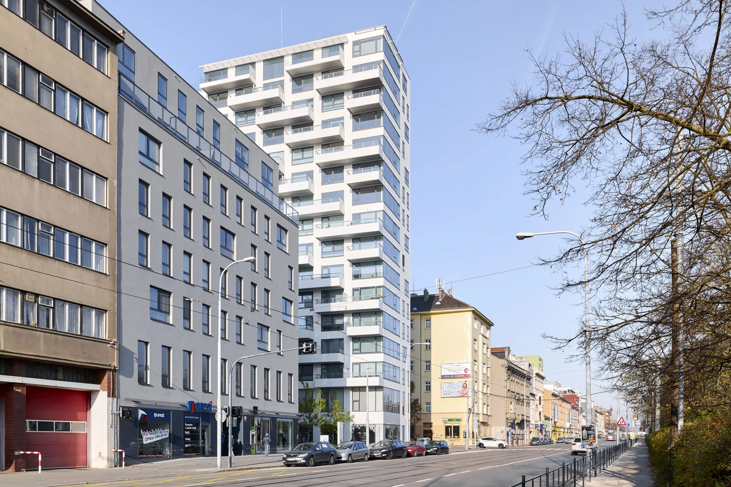 Rezidenční budova Lužánky, Brno, Česká republika