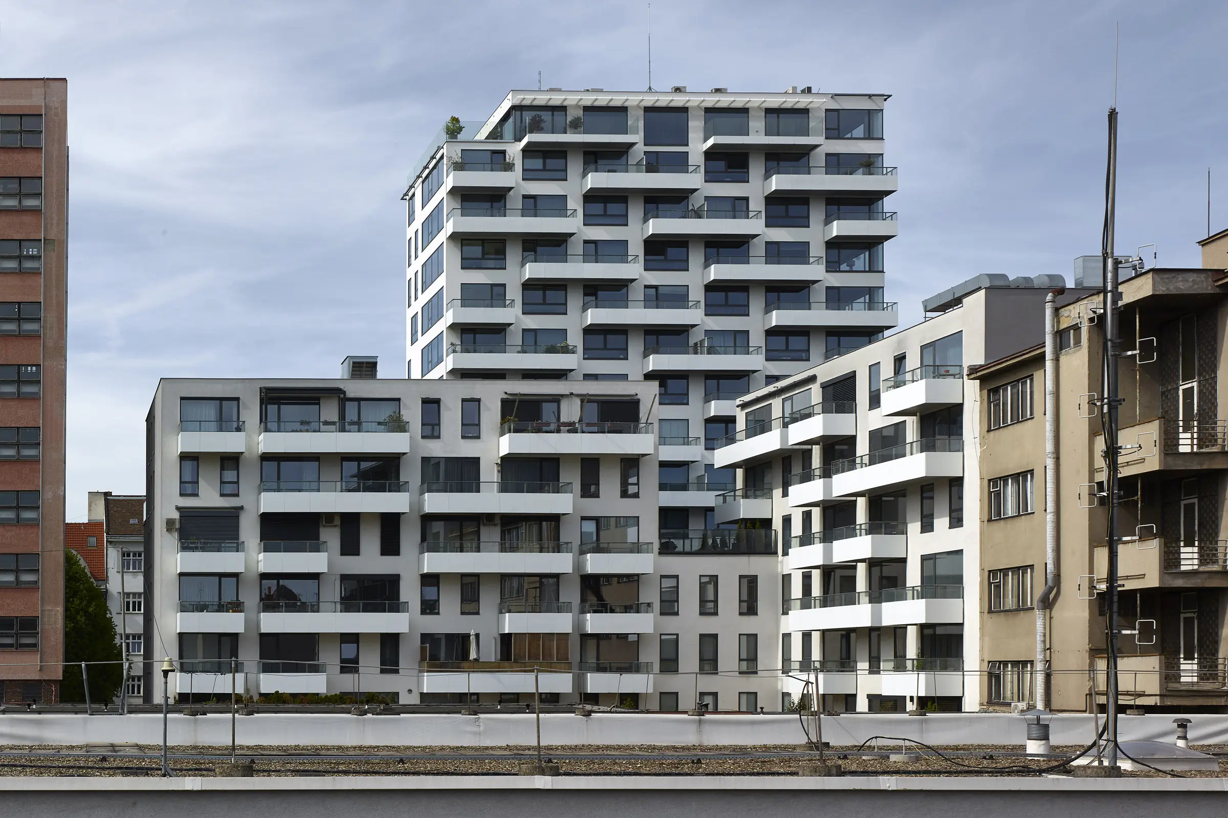 Rezidenční budova Lužánky, Brno, Česká republika