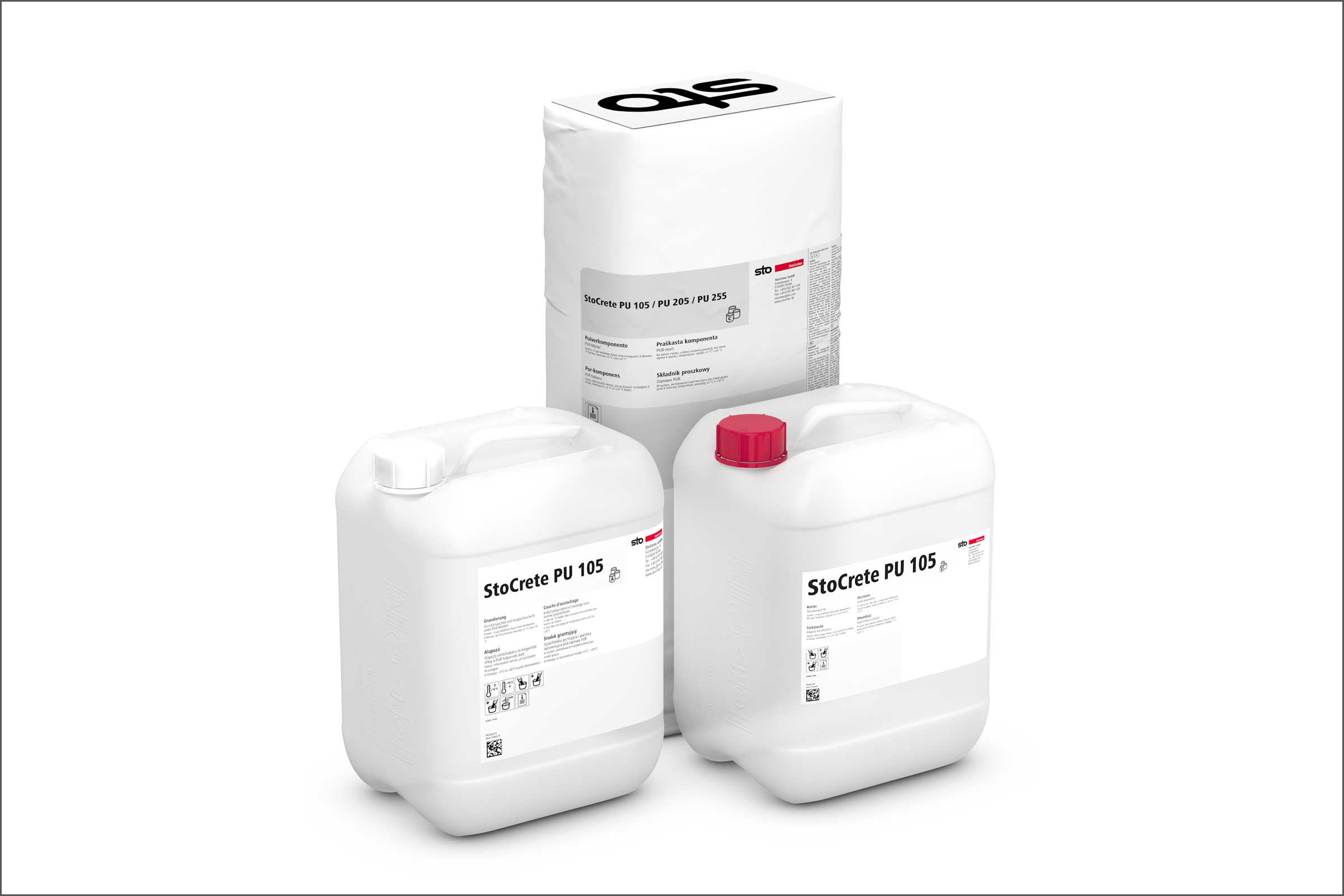 Podkladová stěrka a vyrovnávací vrstva StoCrete PU 105