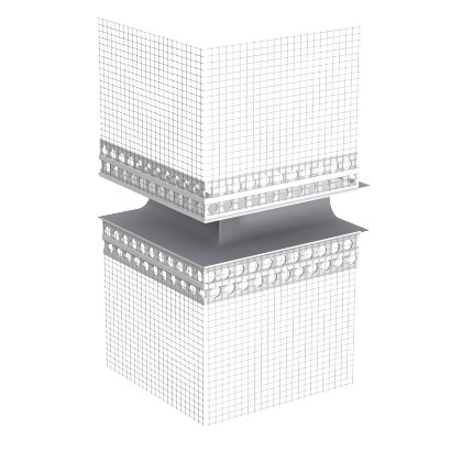 Sto-Dehnfugenprofil E, prvek do vnějšího rohu