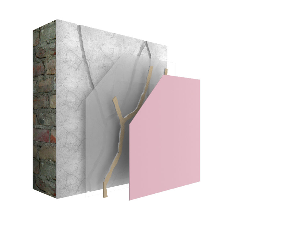 Sto systém sanace trhlin fasádní barvou